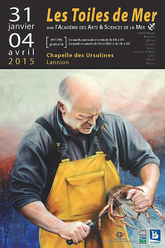 Affiche Lannion Usulines © Christian LEROY pour l'Académie des Arts & Sciences de la Mer