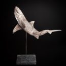 YVELIN_Laurent_Requin-Blanc_sculpture_raku